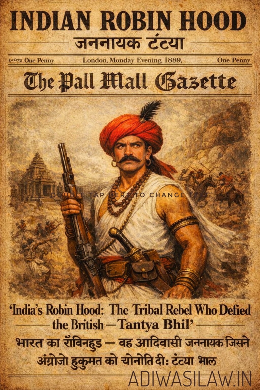 Jannayak Tantya Mama: The legendary tribal revolutionary and freedom fighter who led the struggle against British colonial rule in Central India.