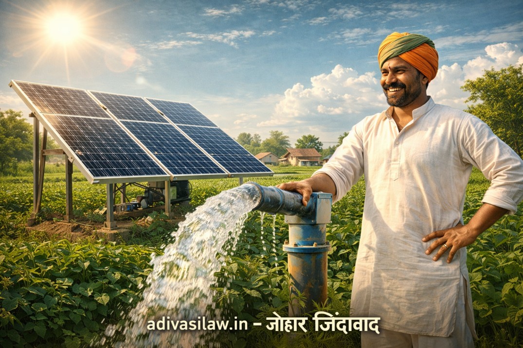 प्रधानमंत्री कृषक मित्र सूर्य योजना के तहत किसान सोलर पंप के साथ